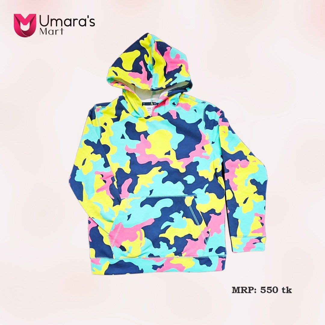 Multi Colour Hoodie For Boys- 01