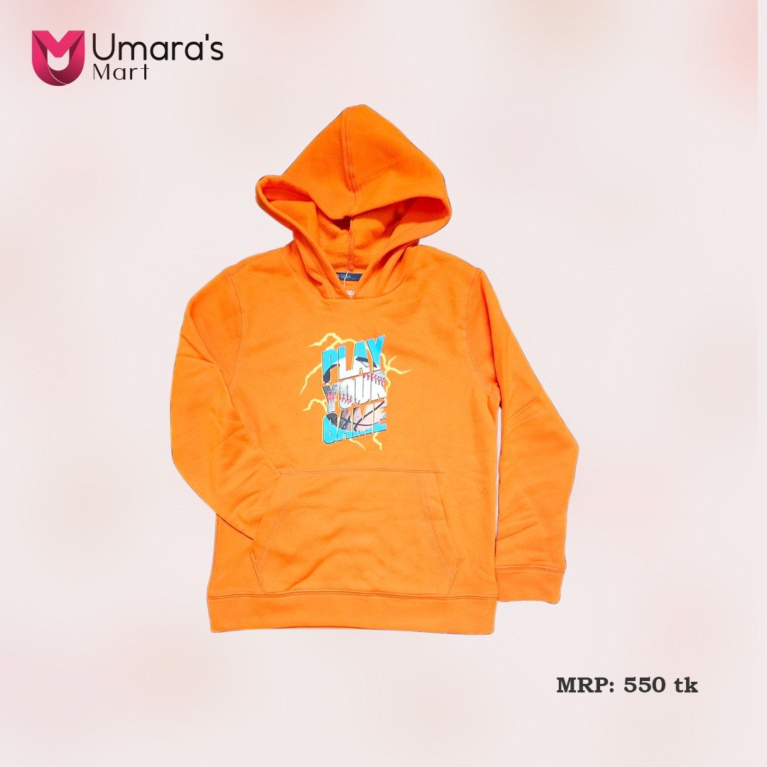 Single Colour Hoodie For Boys- 02